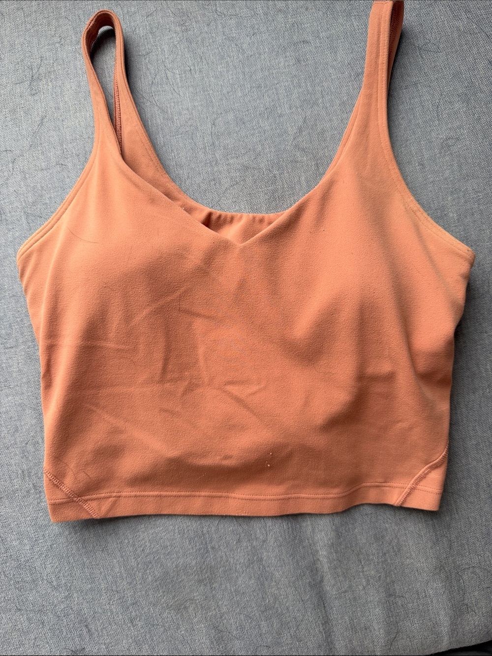 Lululemon Align Crop Tank - light peach